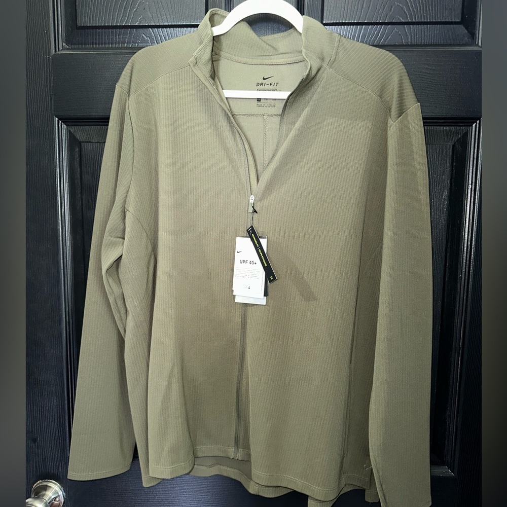 Nike dry fit zip up